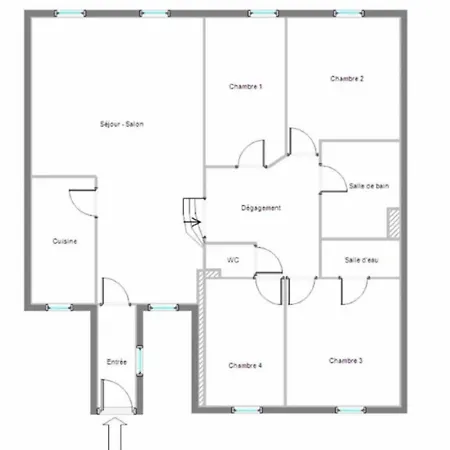 Appartement Spacious Duplex In The Heart Of *
